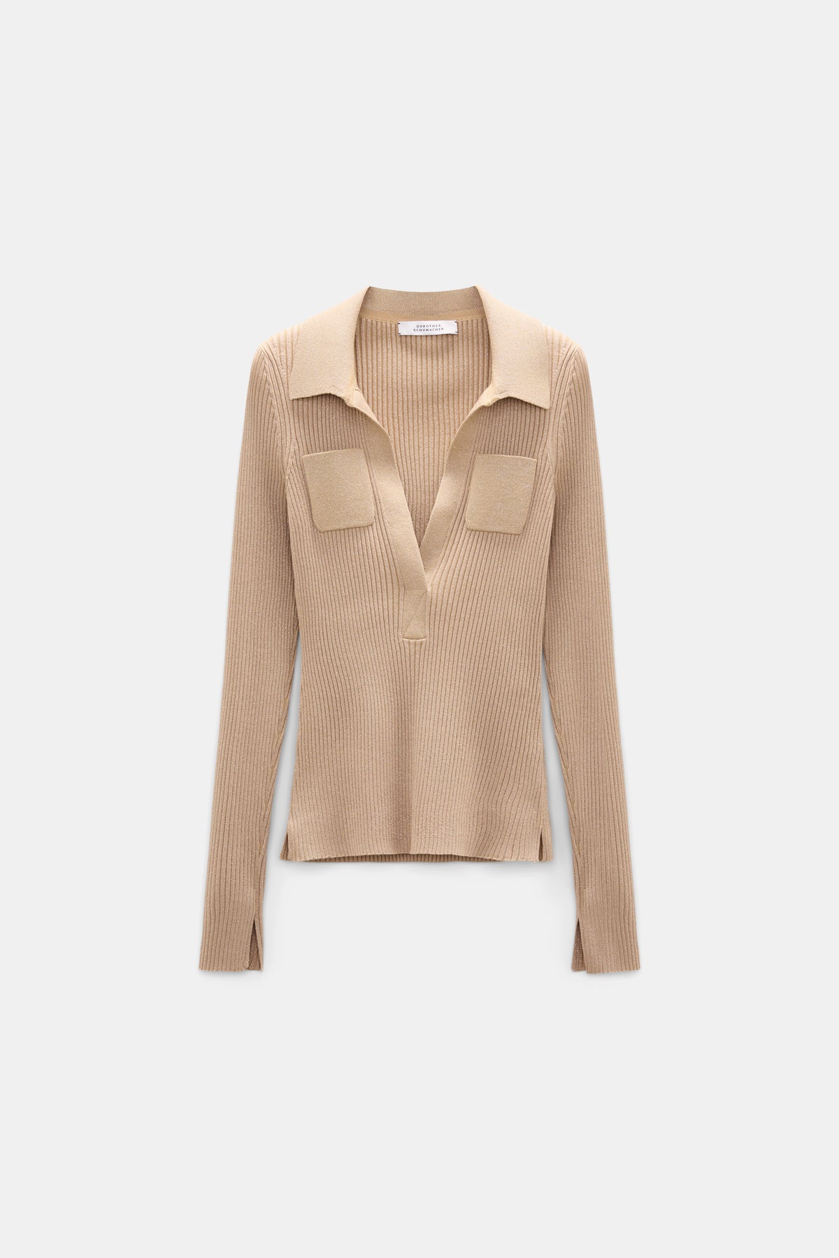 Dorothee Schumacher Pullover Shimmering Merino Almond