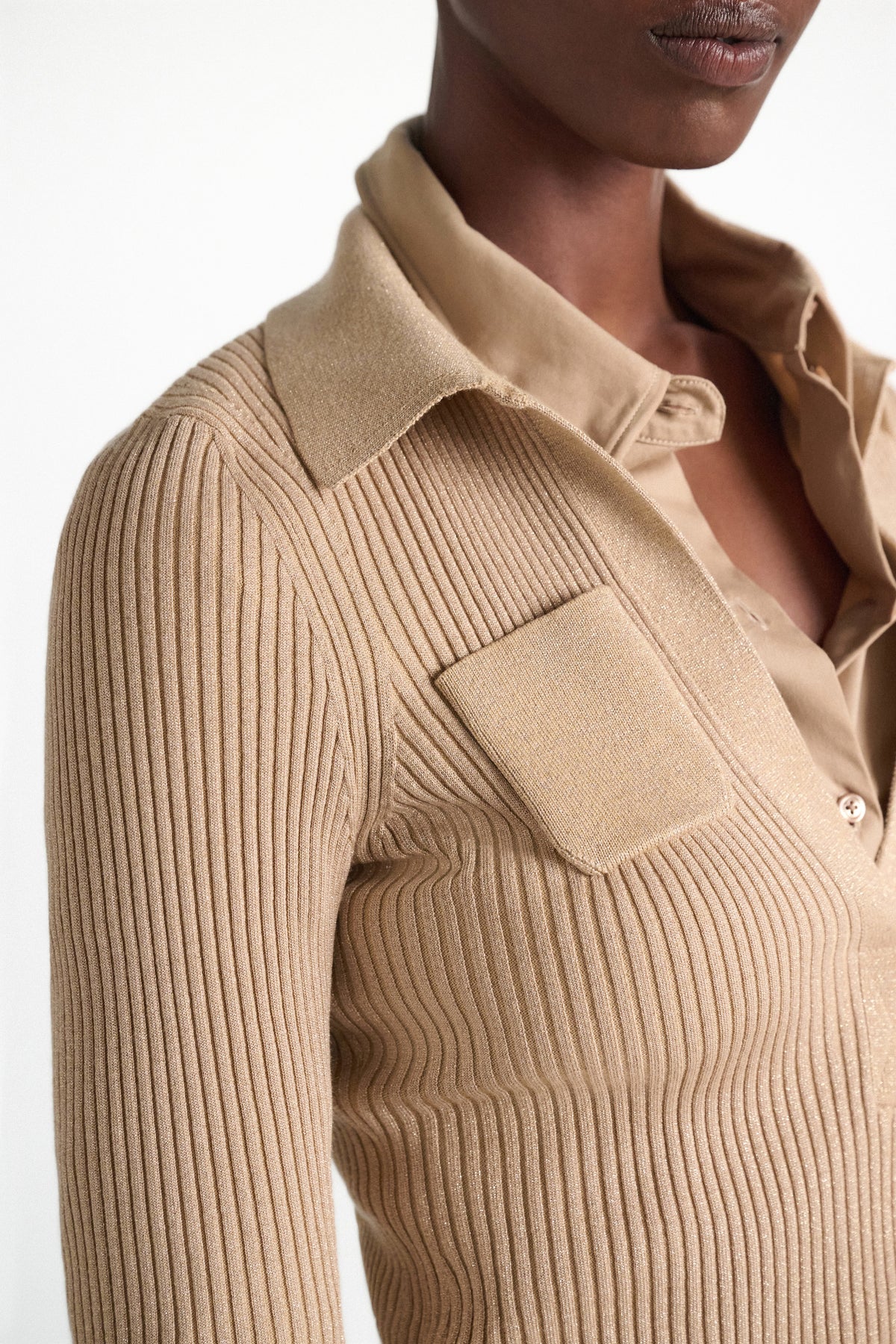 Dorothee Schumacher Pullover Shimmering Merino Almond
