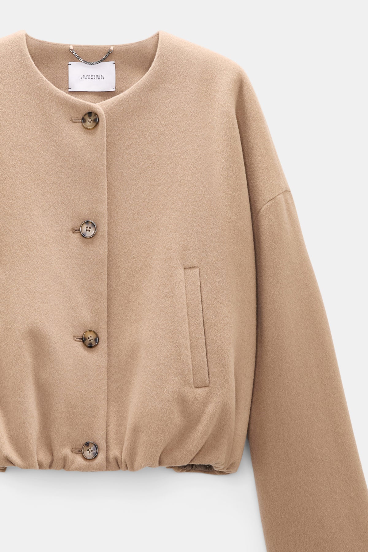 Dorothee Schumacher Jacke Soft Silhouettes Almond