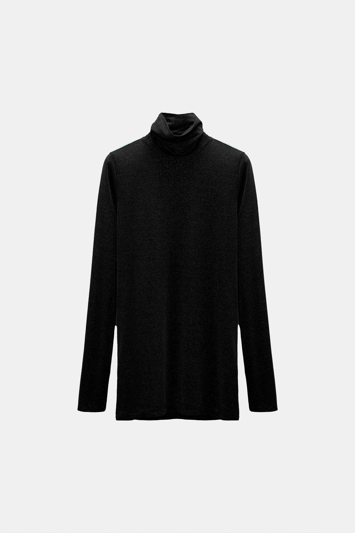 Dorothee Schumacher Shirt Soft Shimmer Vinyl Black
