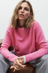 Closed Pullover Flamingo Pink