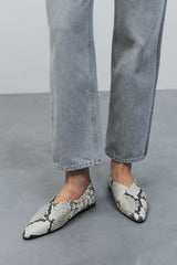 Closed Ballerinas Leder