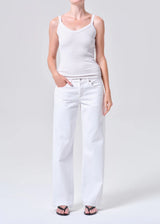 Agolde Jeans Low Rise Loose Marshmallow
