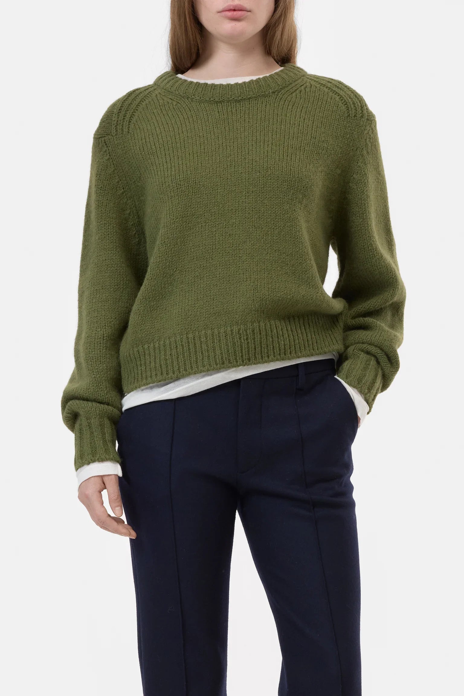 Closed Crewneck Alpaka Army