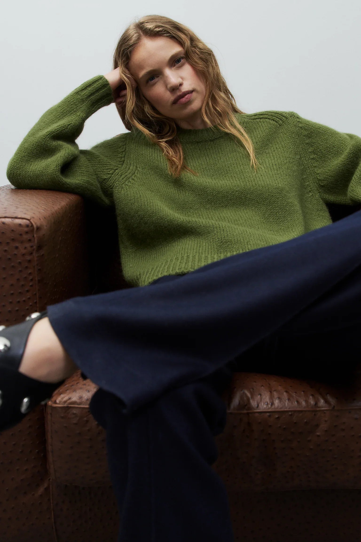 Closed Crewneck Alpaka Army