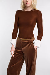 Dorothee Schumacher Pullover Chic Merino Caramello