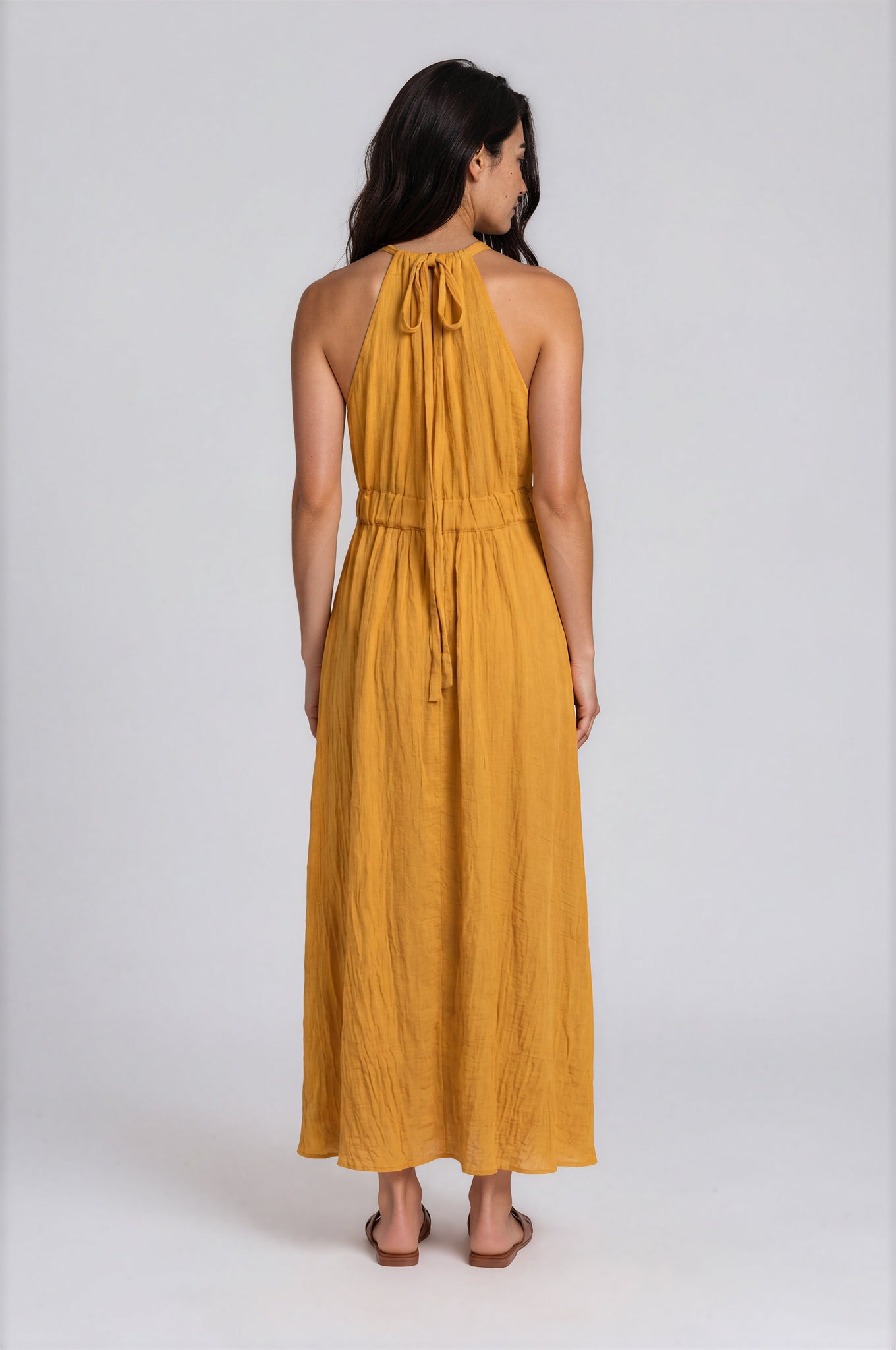 120% Lino Saffron Dress