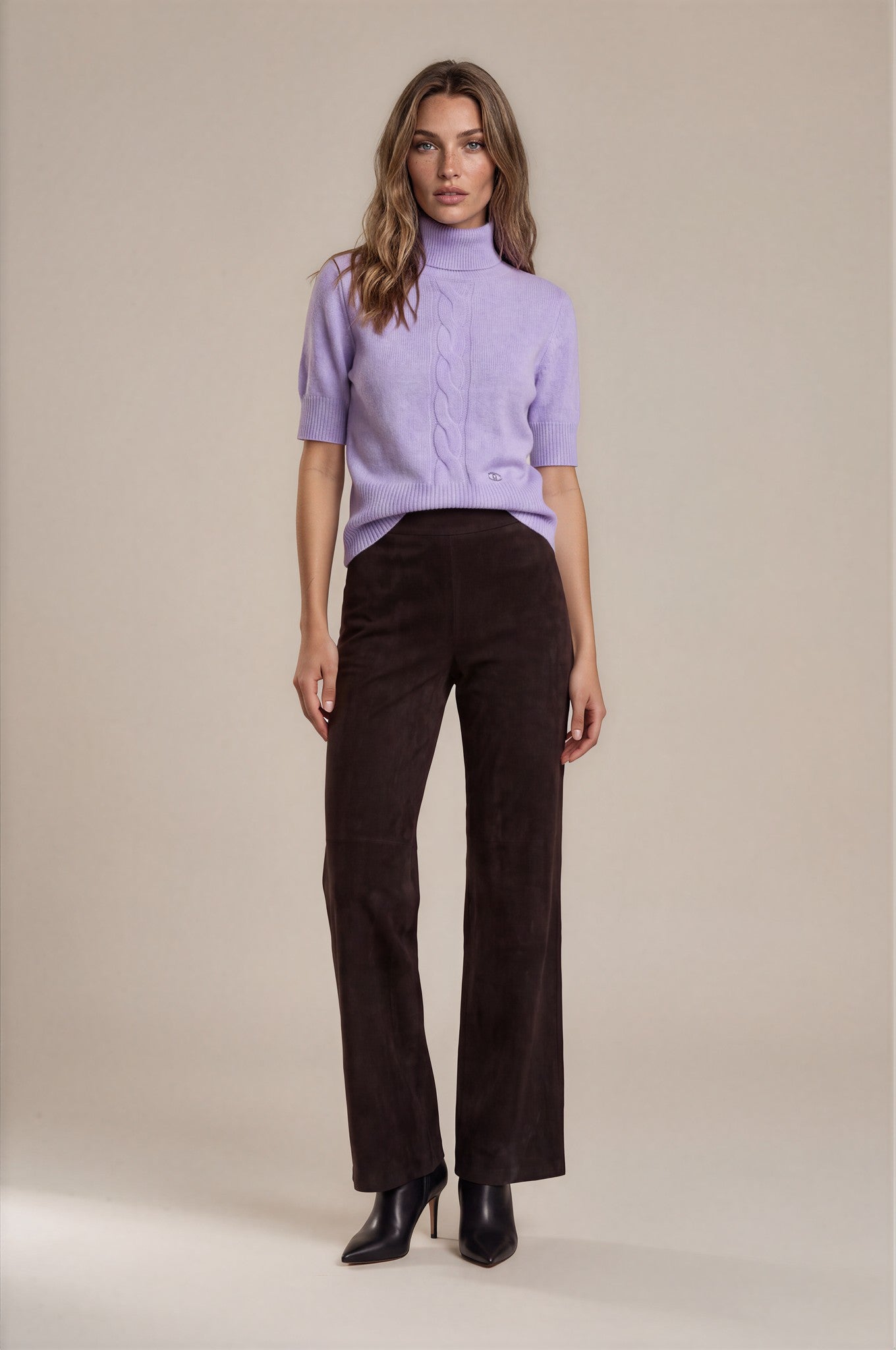 Sem Per Lei Pullover Short Lavender