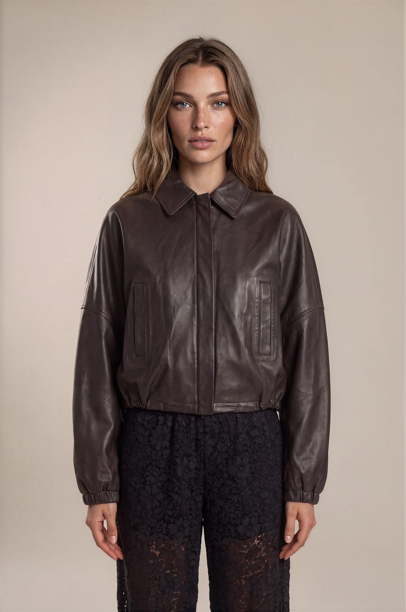 Sem Per Lei Lederblouson