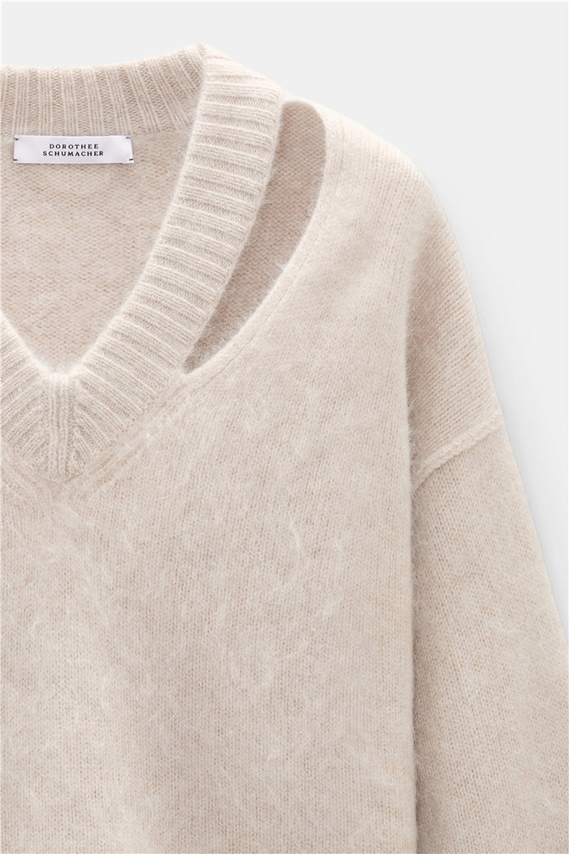 Dorothee Schumacher Pullover Fluffy Statements Almond