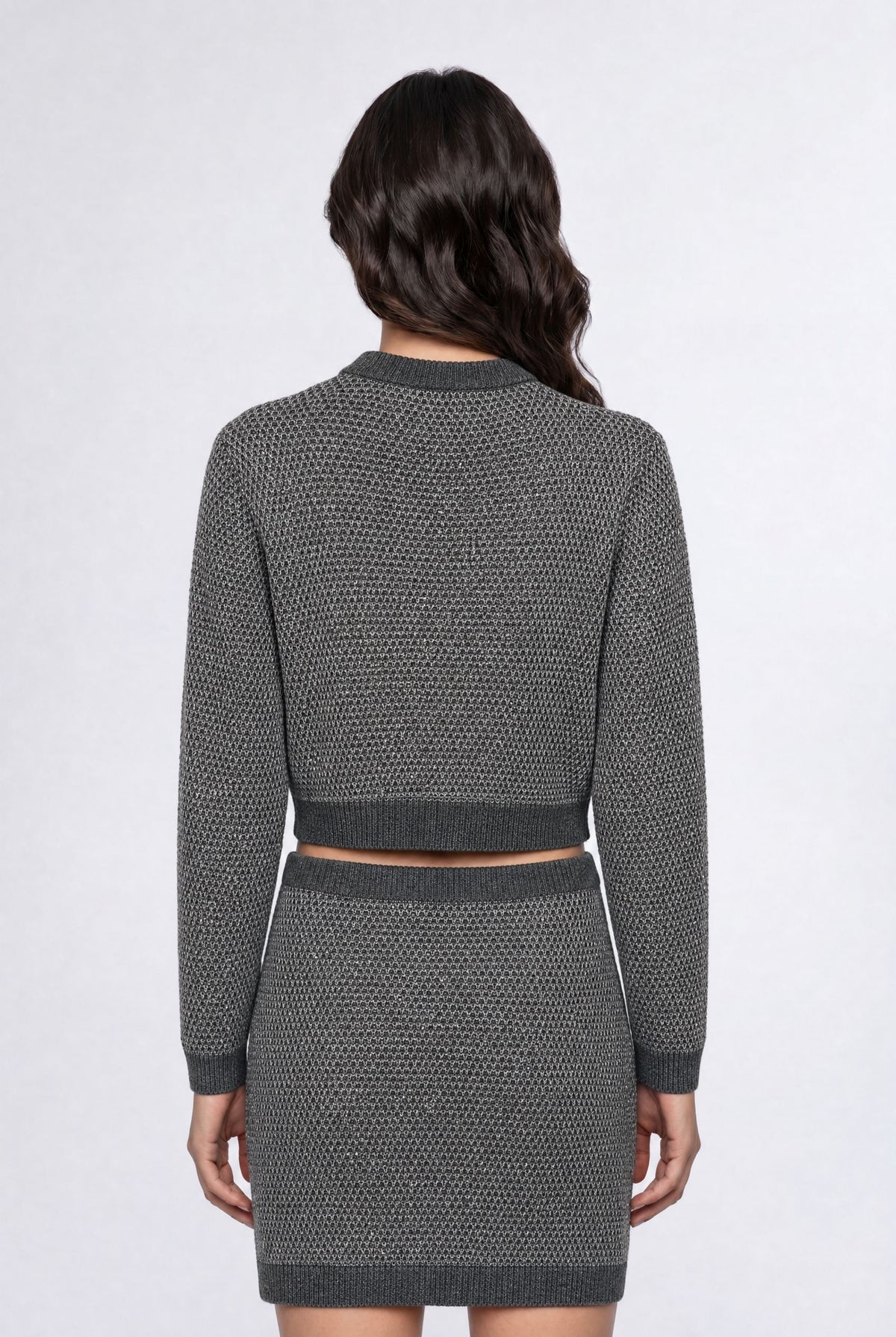Franchi Sweater Crop Grigio