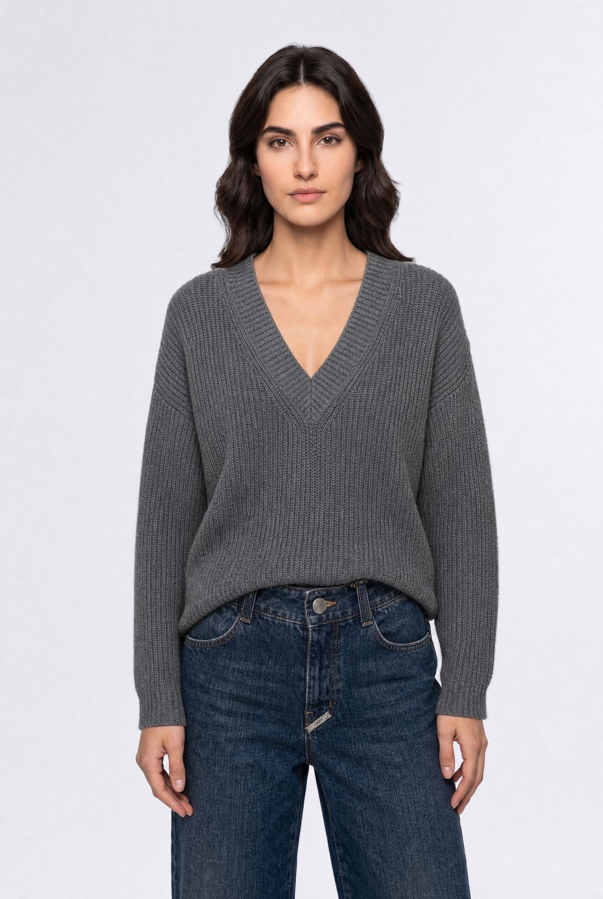 SAINTE MER Pullover V Flanell