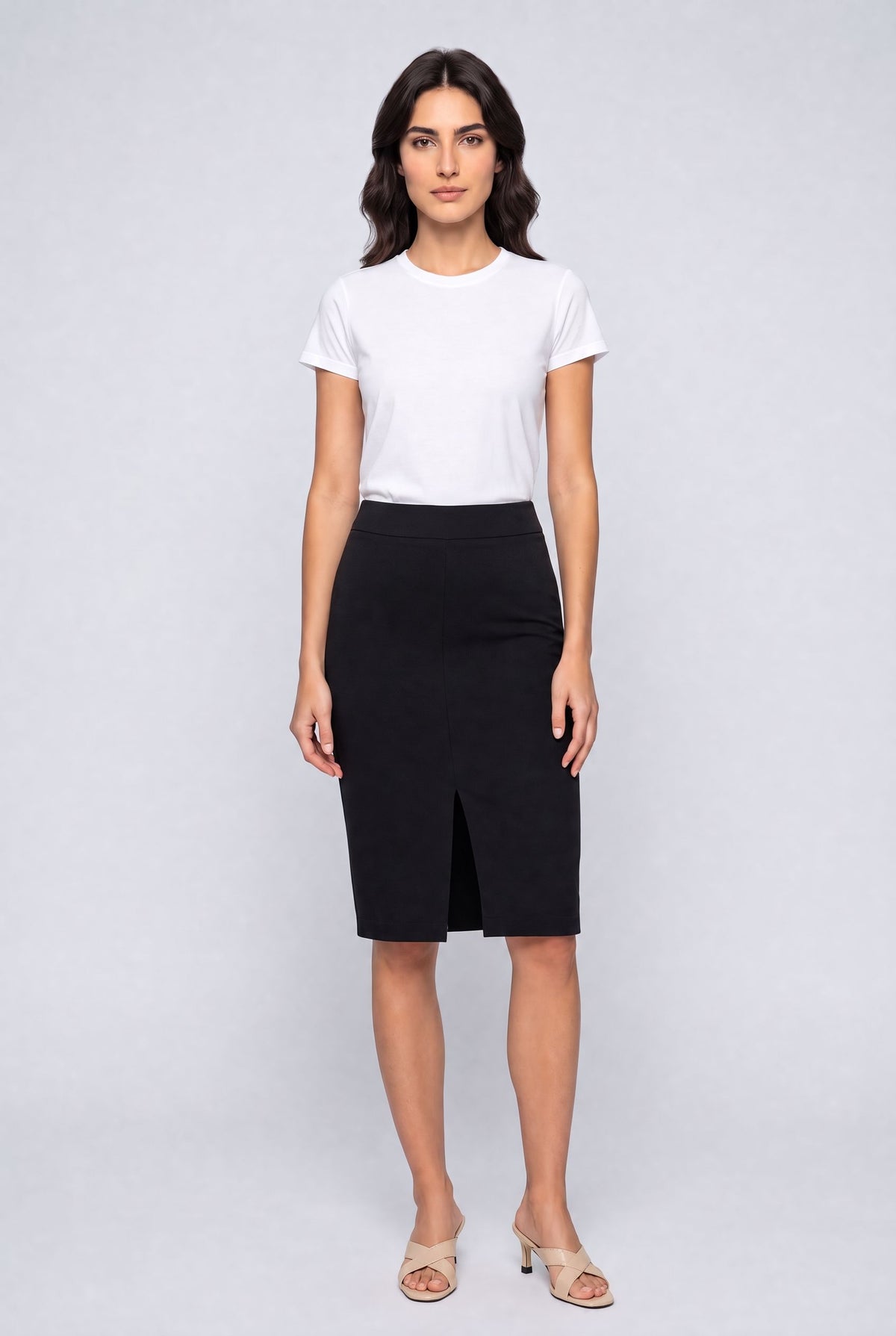 Seventy Skirt Midi Black