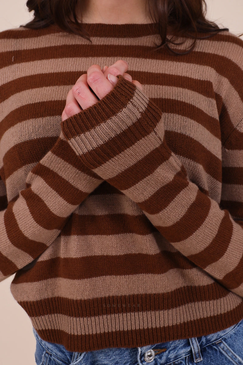 Be You Pullover Be Great Beige/Brown