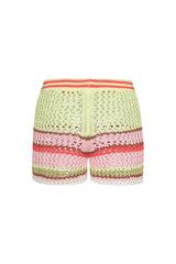 Liv Bergen Shorts Crochet Limette