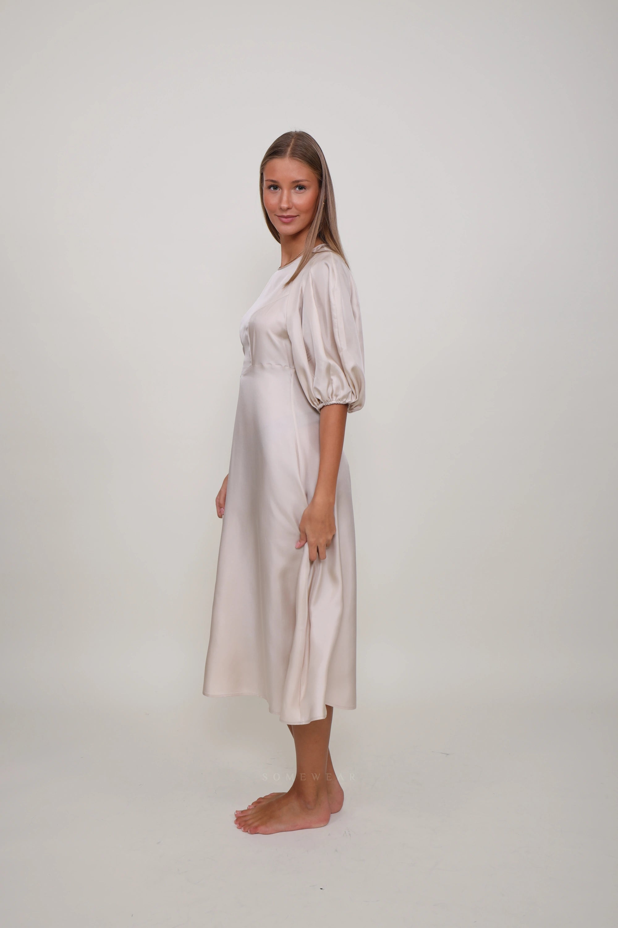 Alcidia Da Veiga Dress Maria Mushroom