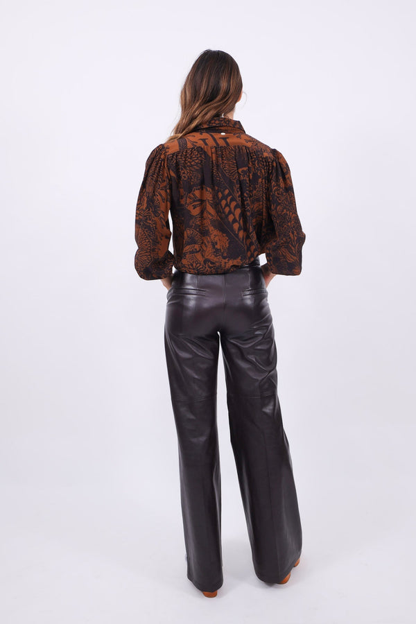 Dorothee Schumacher Lederhose Sleek Statement