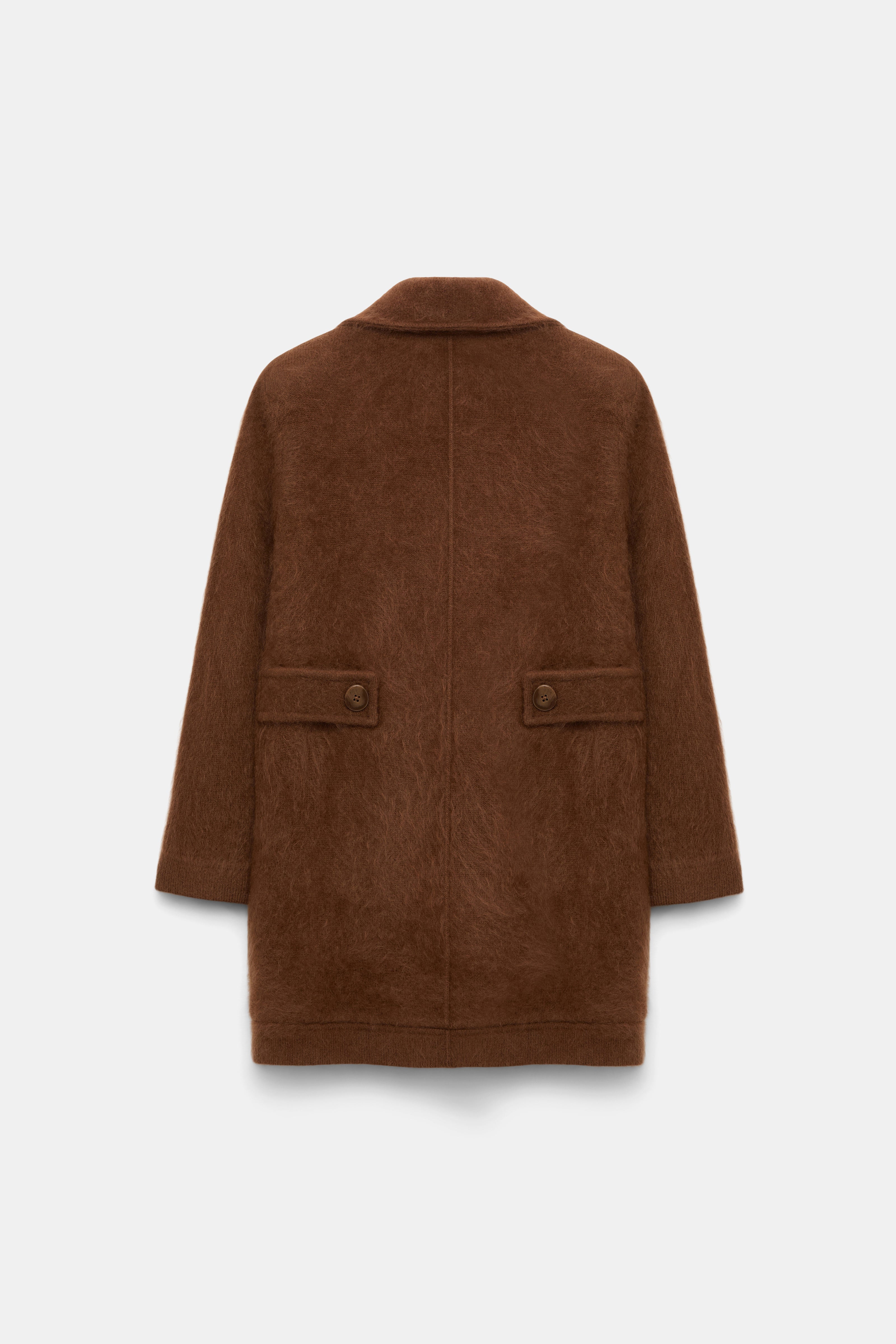 Dorothee Schumacher Jacket Fluffy Statement Coffee