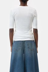 Closed Shortsleeve Ivory