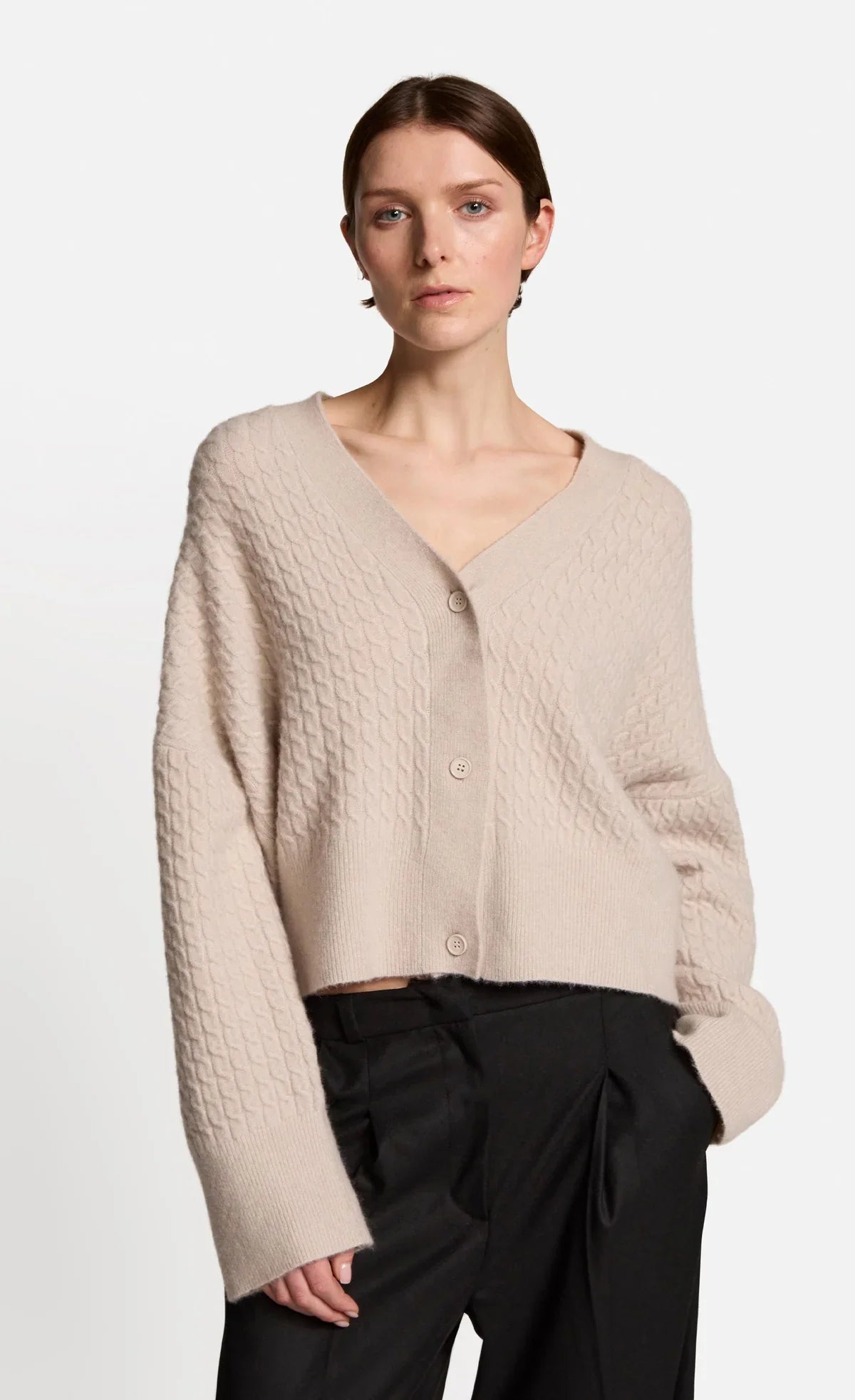 Iheart Strickjacke Nikolana Fog