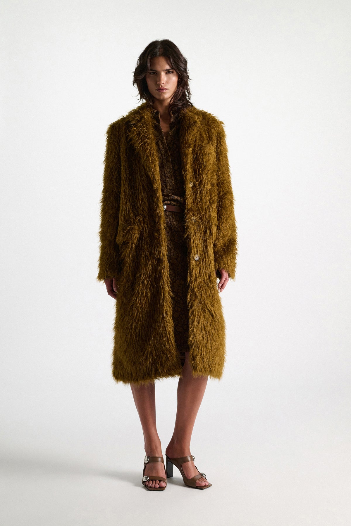 Dorothee Schumacher Mantel Fluffy Moment Porcini