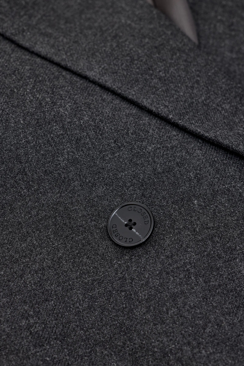 Closed Blazer Flannel Anthracite