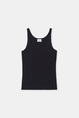 Closed Strap Tank Black