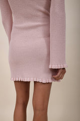 Elisabetta Franchi Strickkleid Rosa