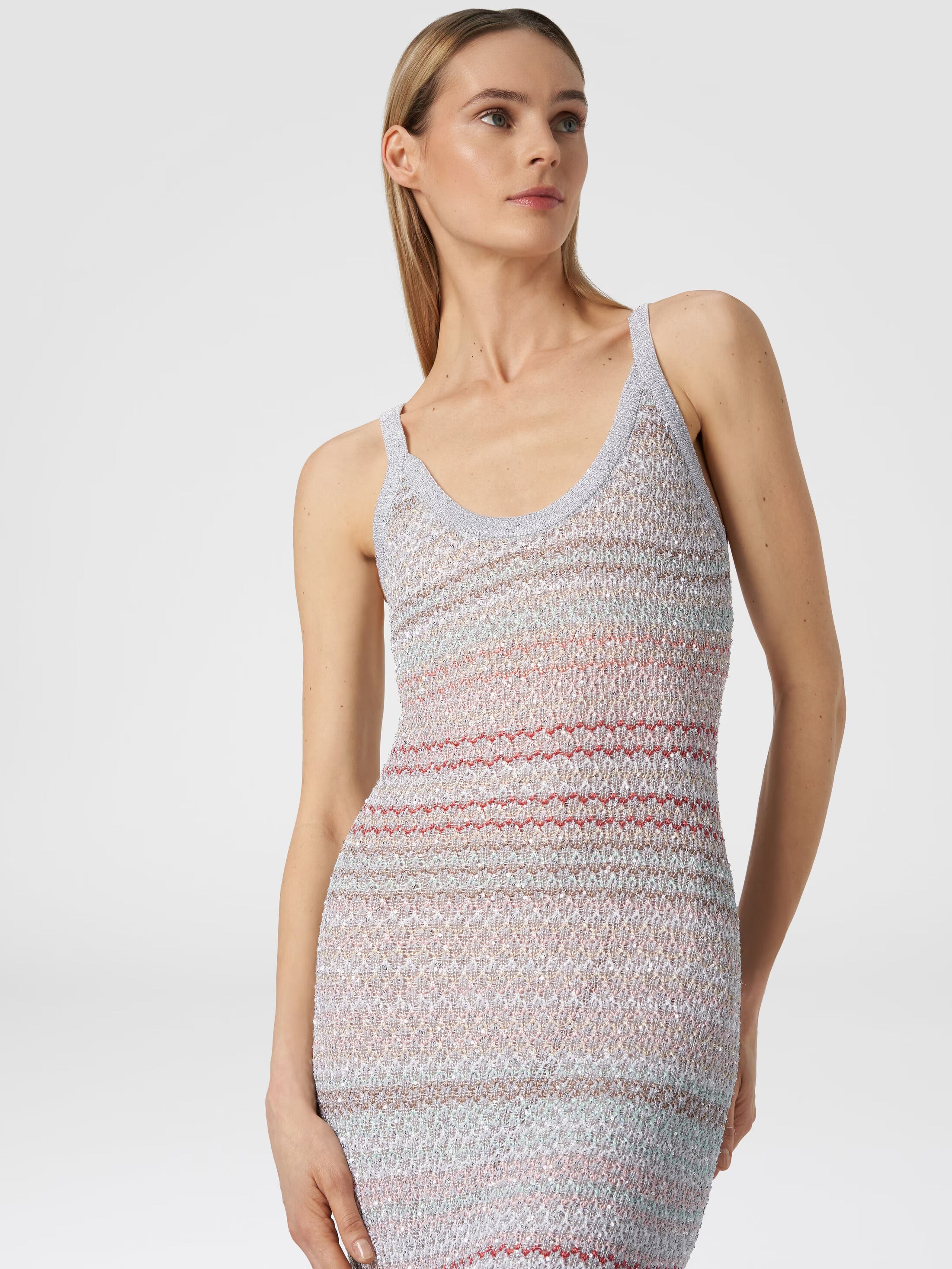 Missoni Long Dress Zigzag Weave