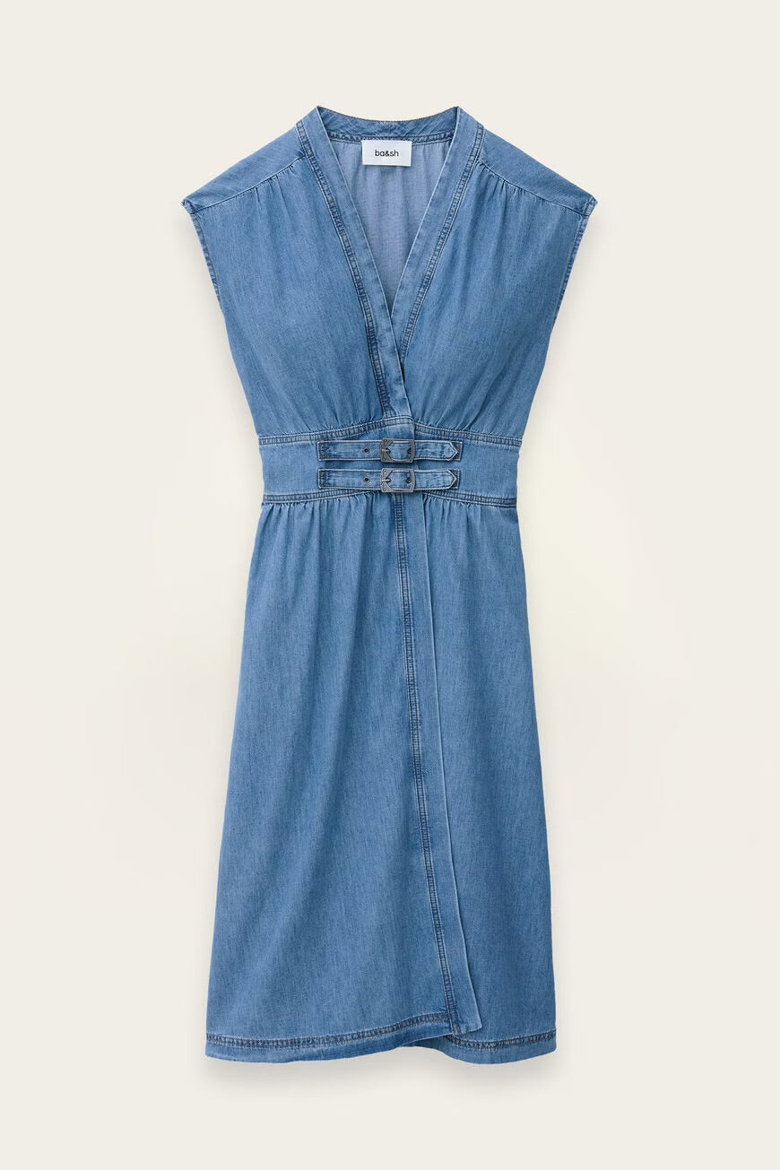 Ba&sh Dress Love Light Blue