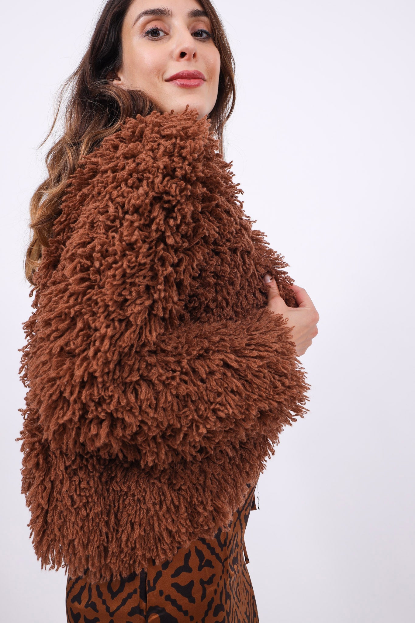 Kashette Jacke Liv Kaschmir Chestnut