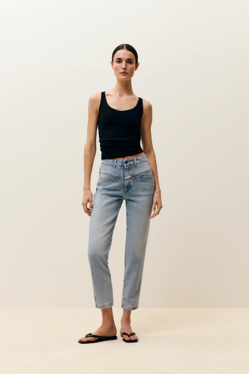 Closed Strap Tank Black