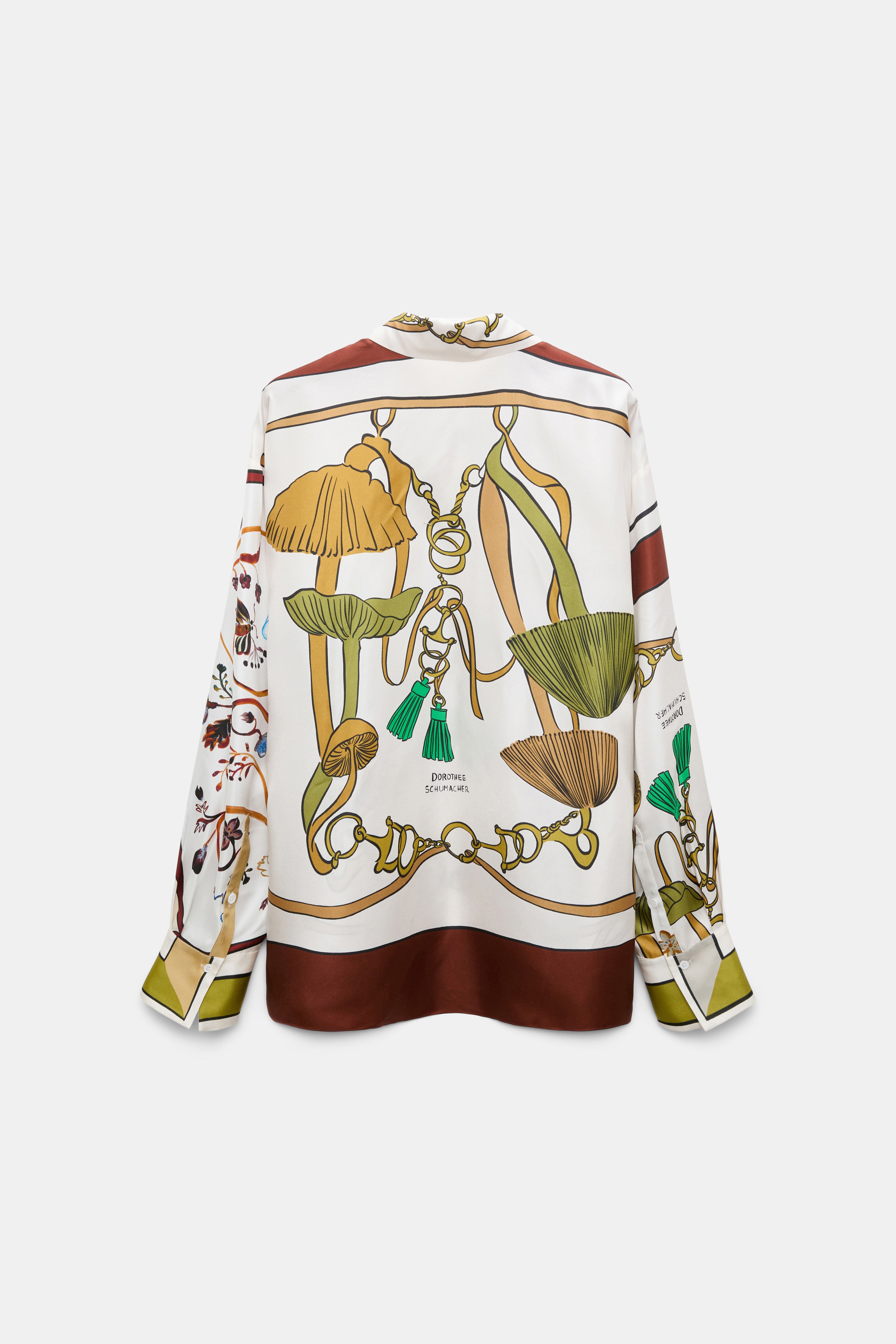 Dorothee Schumacher Bluse Cosmic Funghi Foster