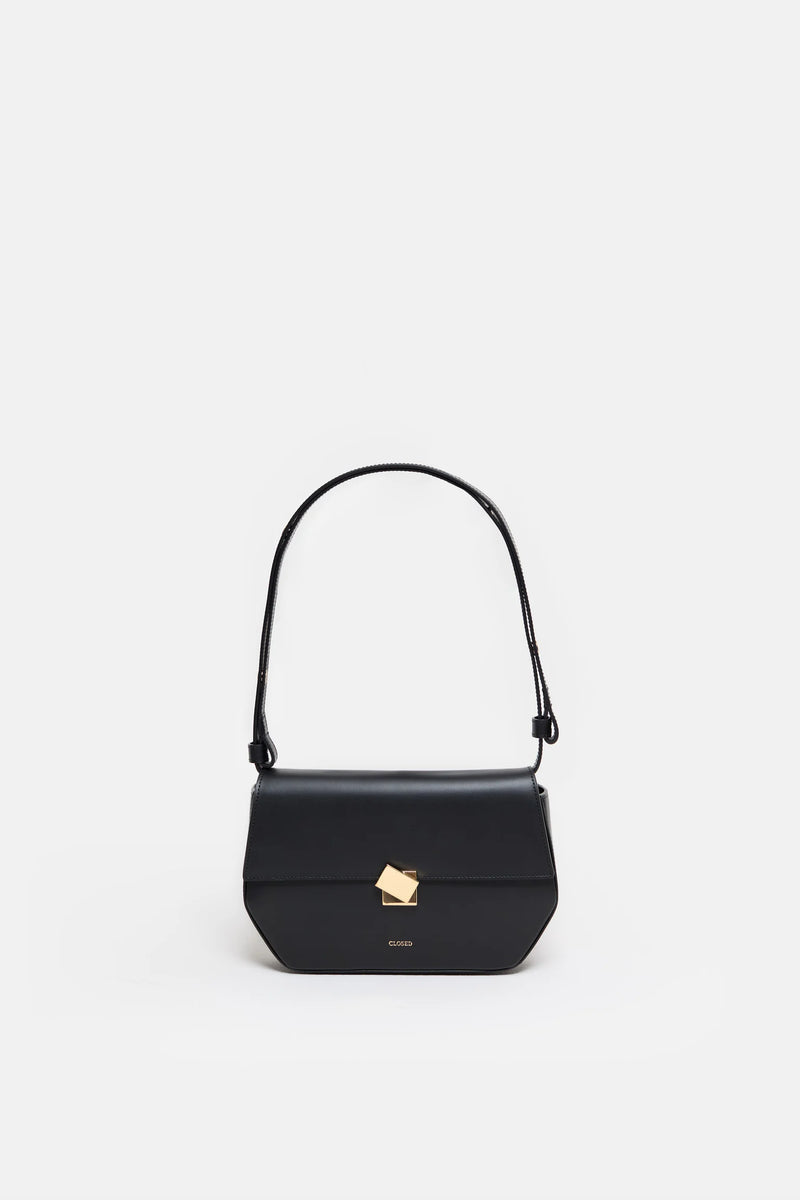 Closed Bag Suede Black