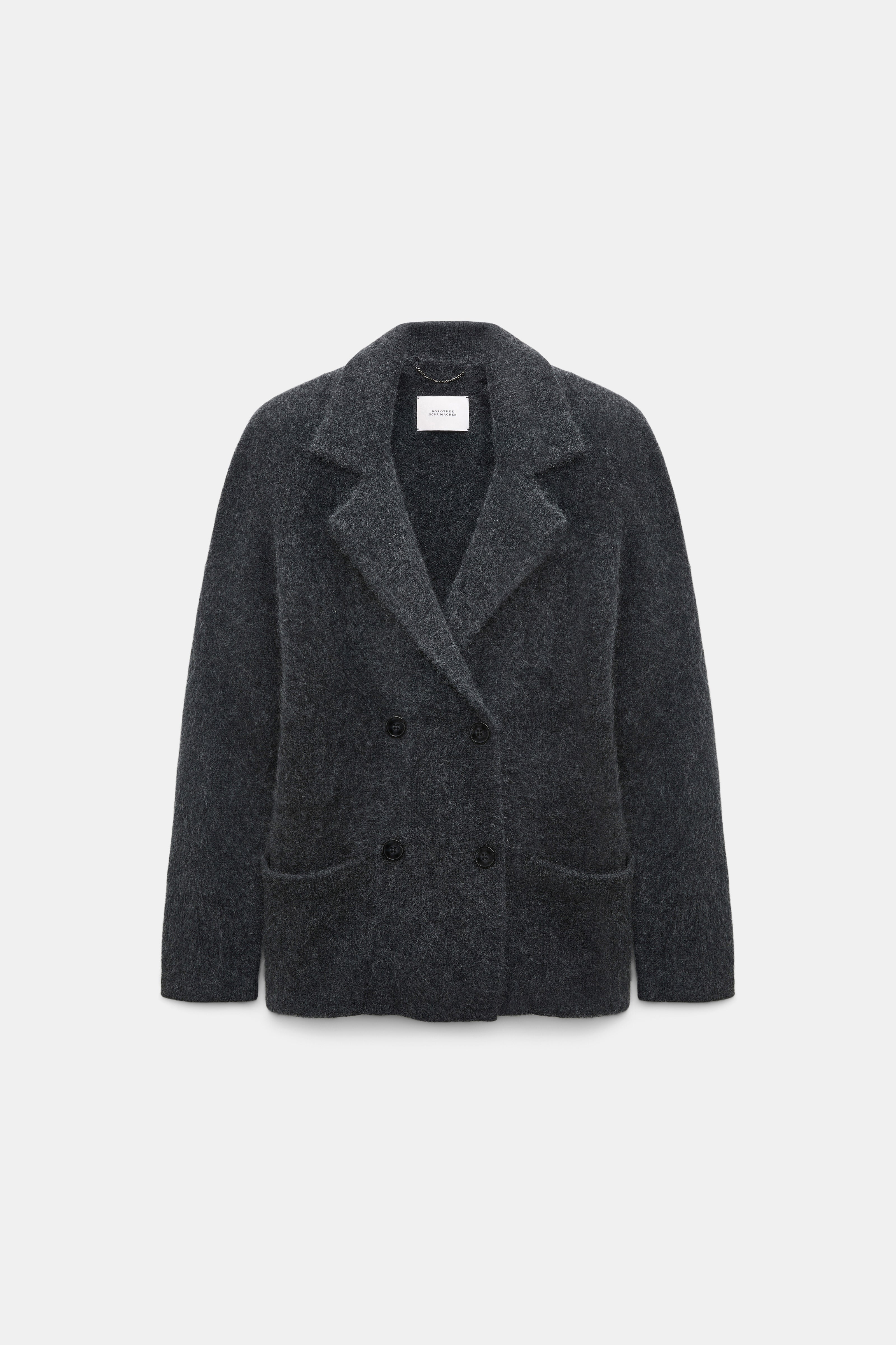 Dorothee Schumacher Mantel Fluffy Statements Anthra
