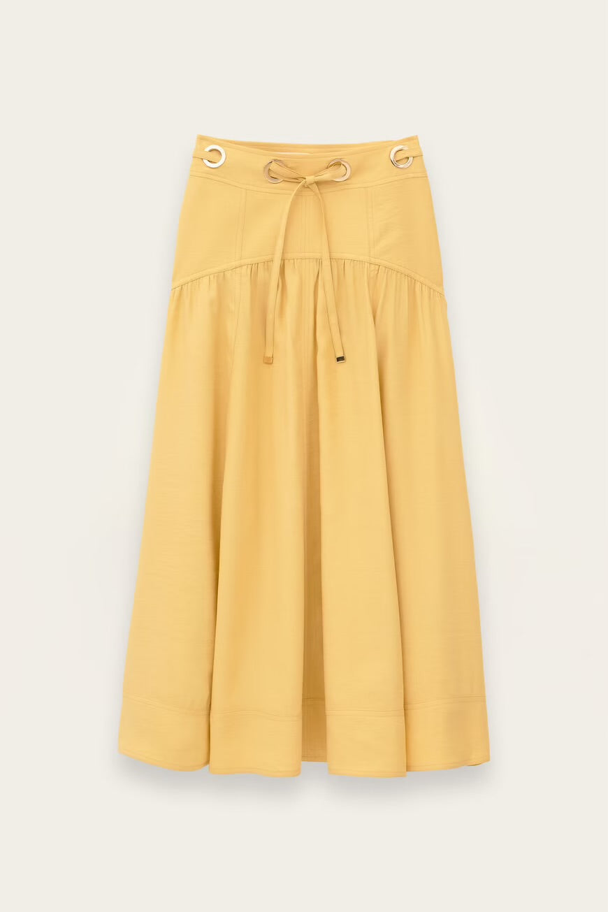 Ba&sh Donia Straw Skirt
