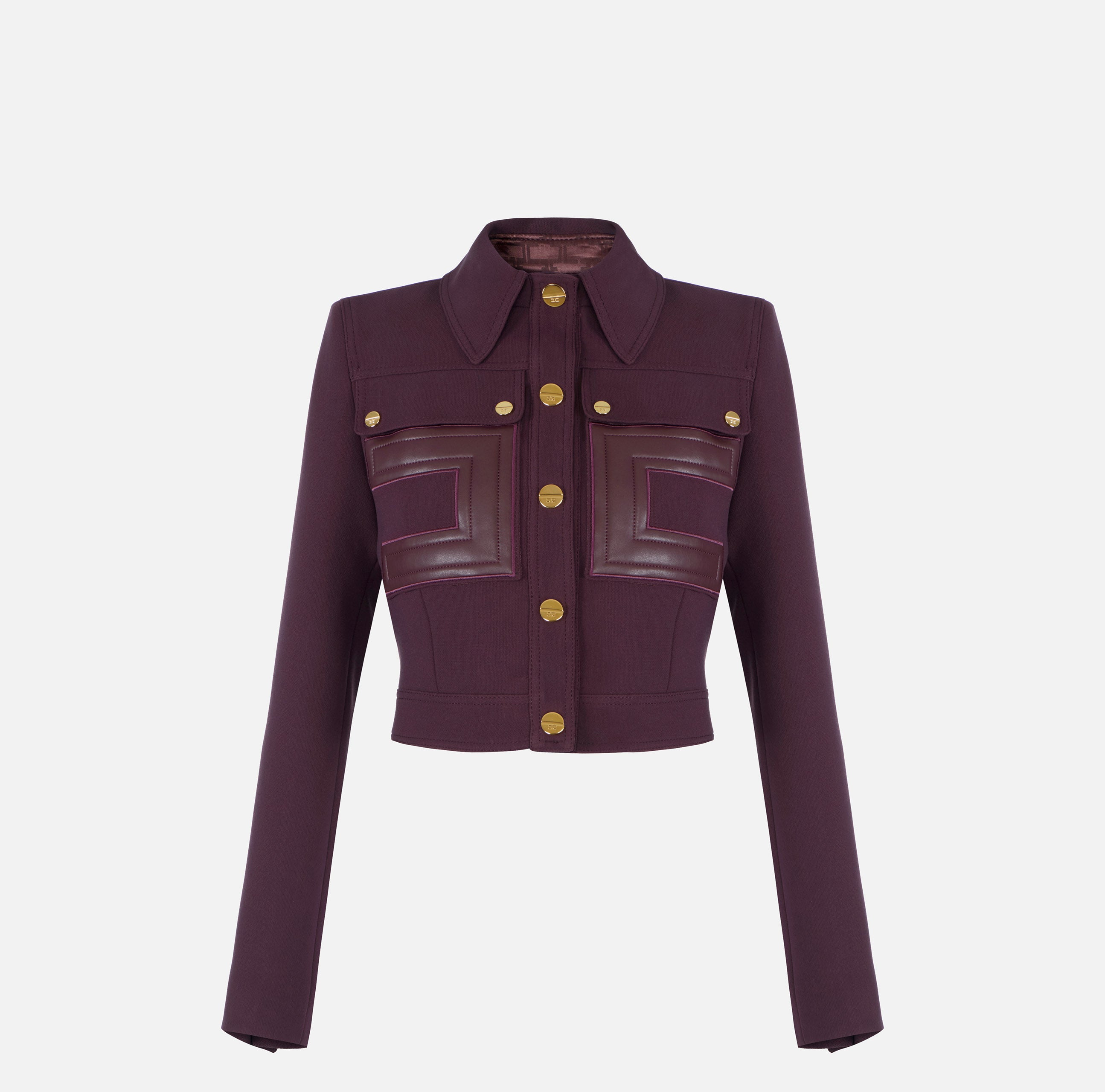 Elisabetta Franchi Jacke Merlot