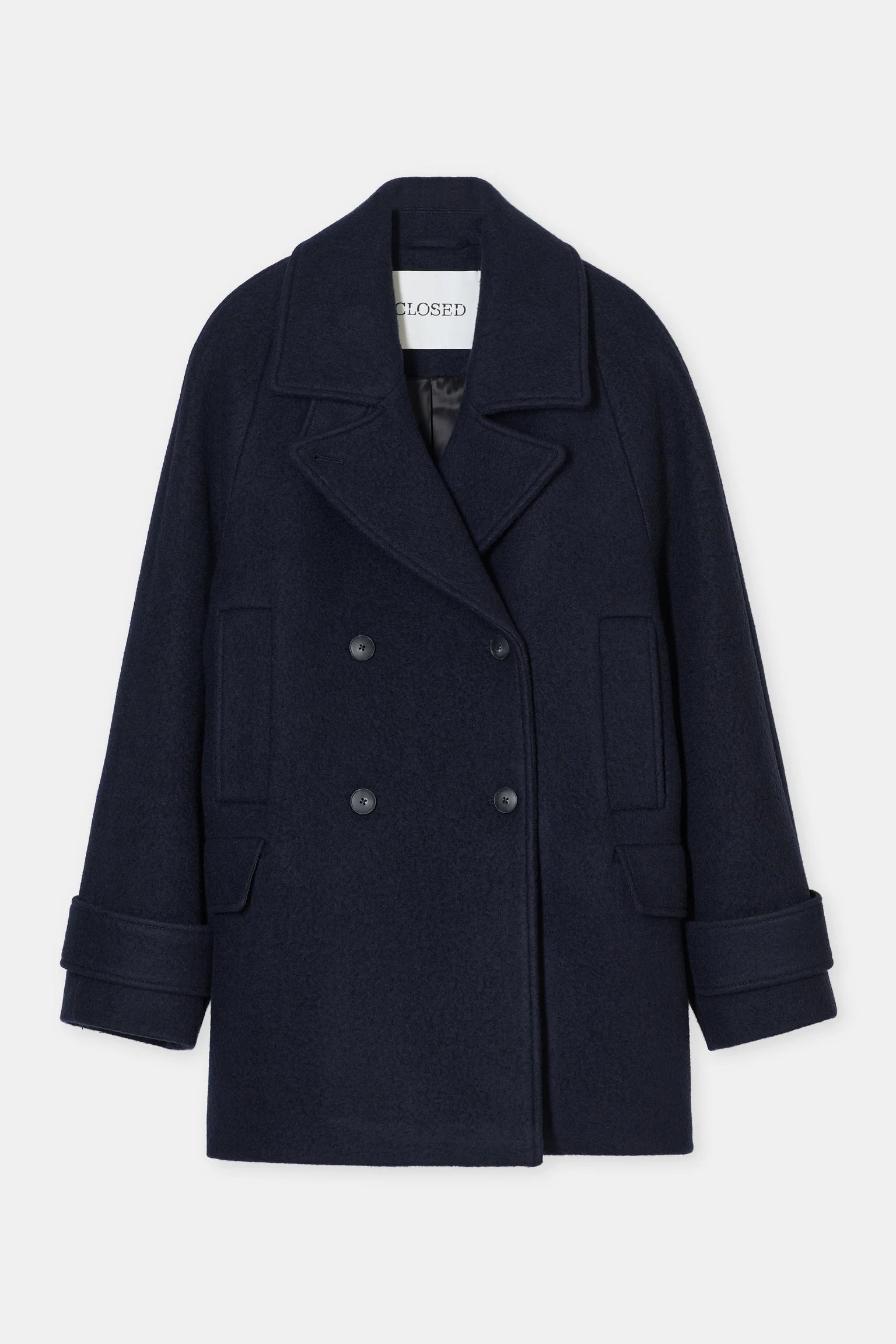 Closed Coat Caban Dark Knight