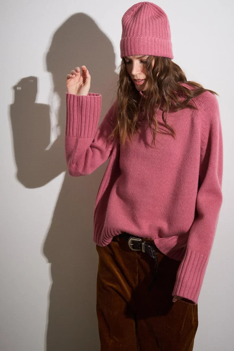 Be You Sweater Be Sparkling Rose