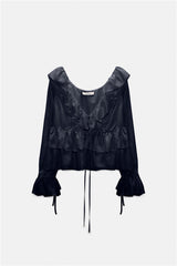 Dorothee Schumacher Bluse Playful Volumes Navy