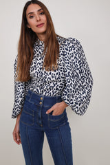 Alcidia Da Veiga Bluse Leonie Marino