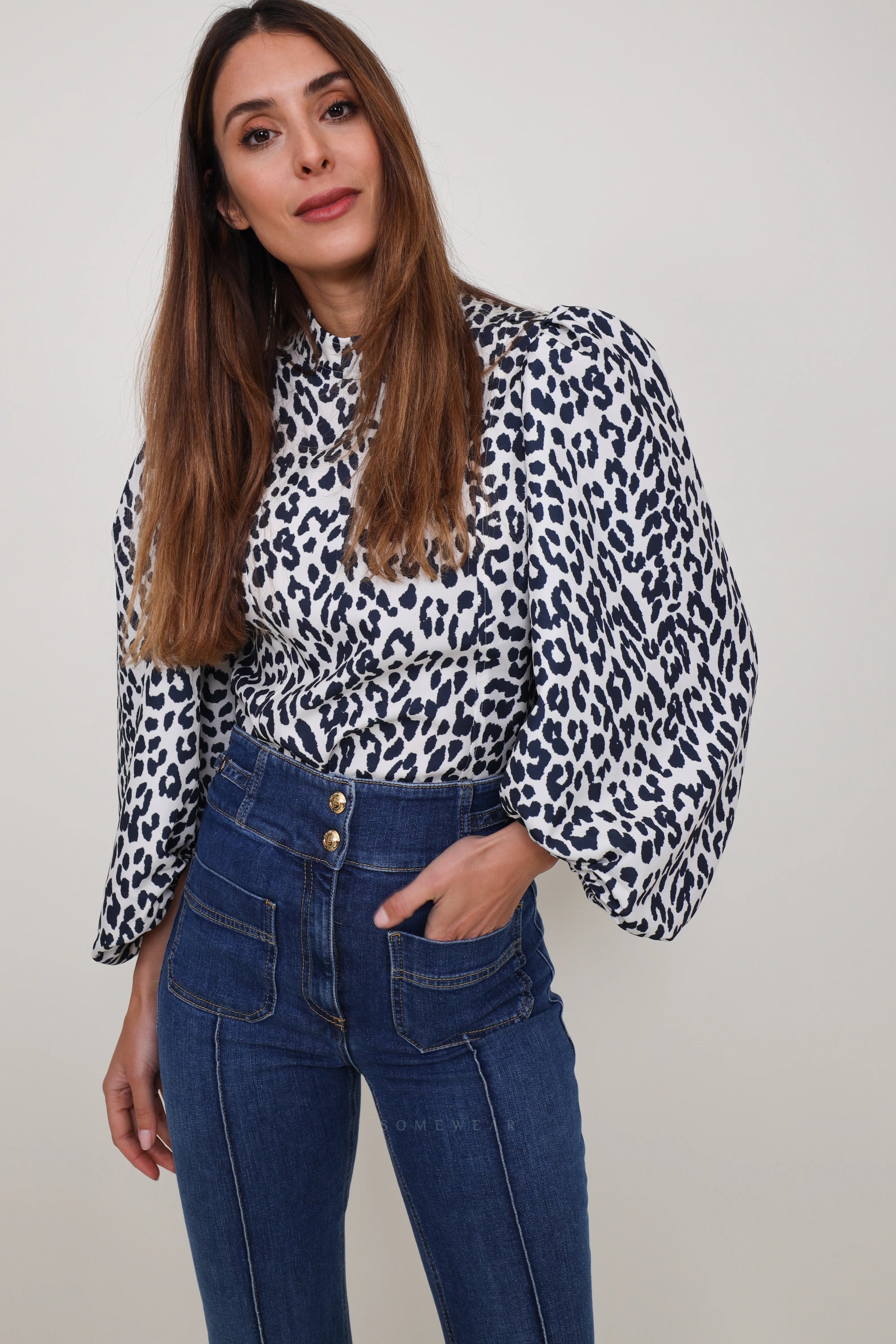 Alcidia Da Veiga Bluse Leonie Marino