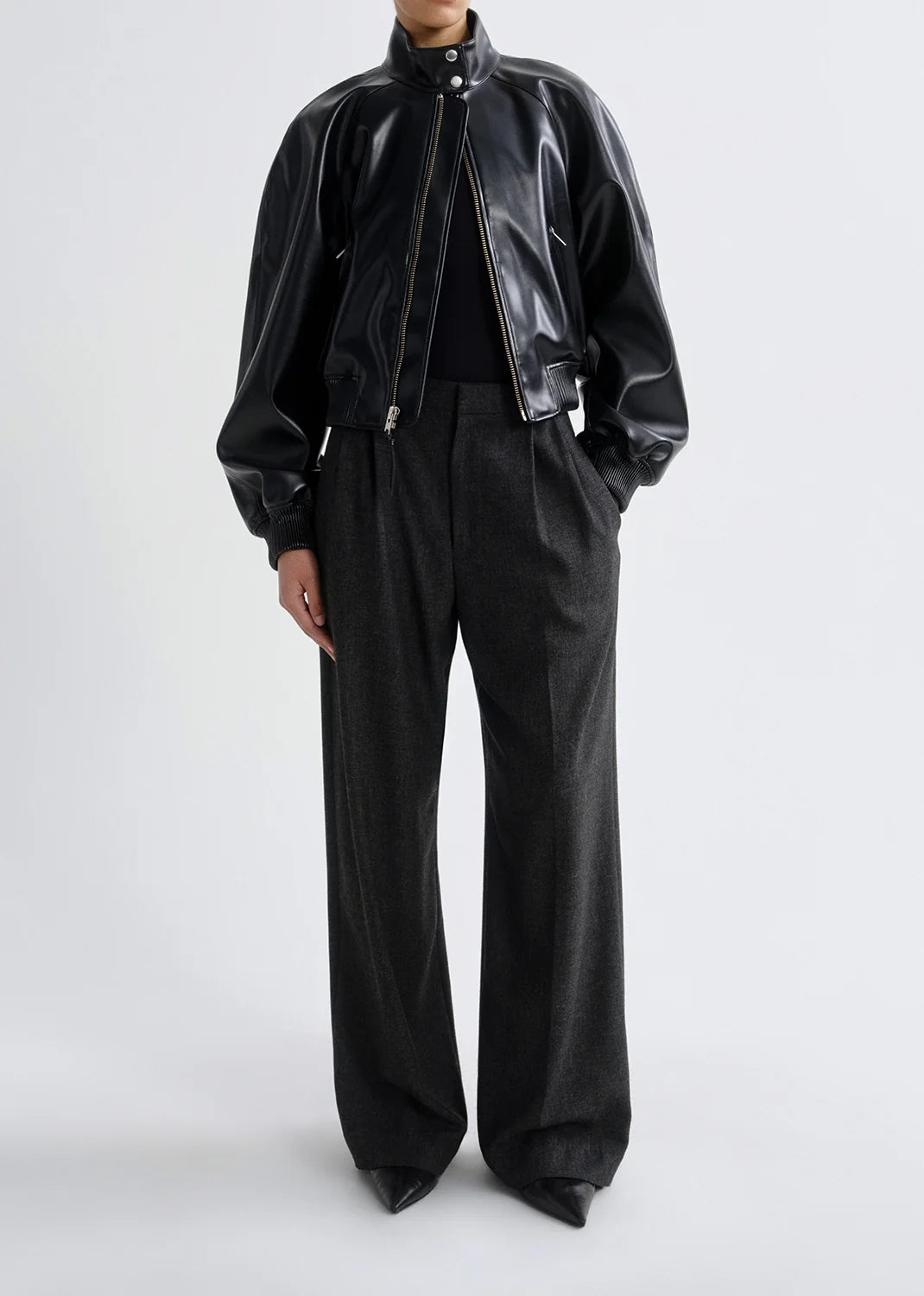 Agolde Bomber Nova Black