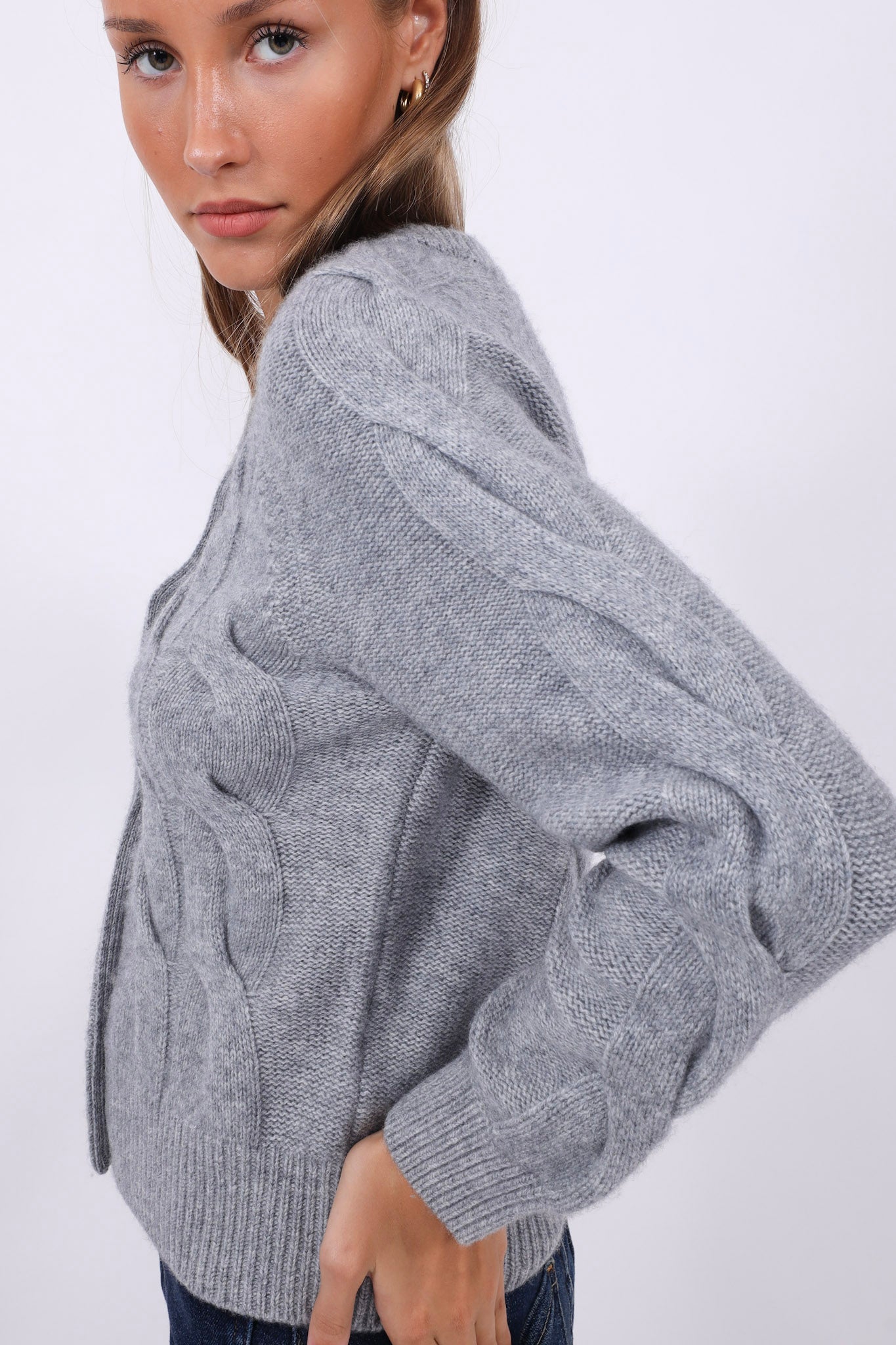 Sainte Mer Cardigan Flanell Mel