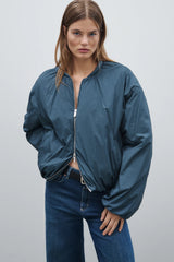 Closed Bomber Short Grey