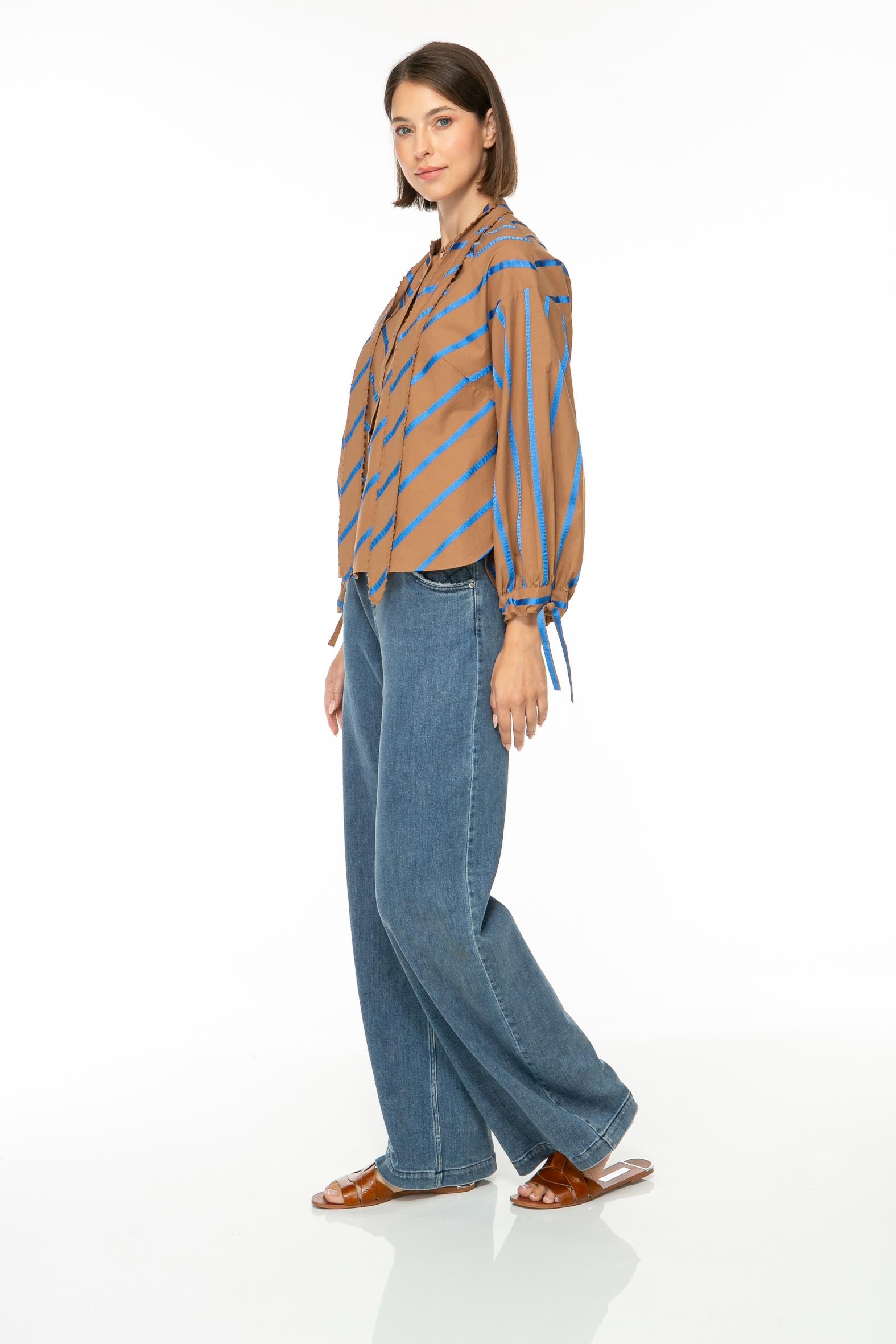 IVI Bluse Royal Stripes