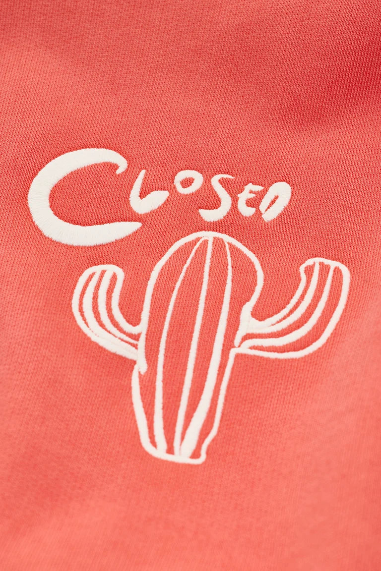 Closed Hoodie Washed Red