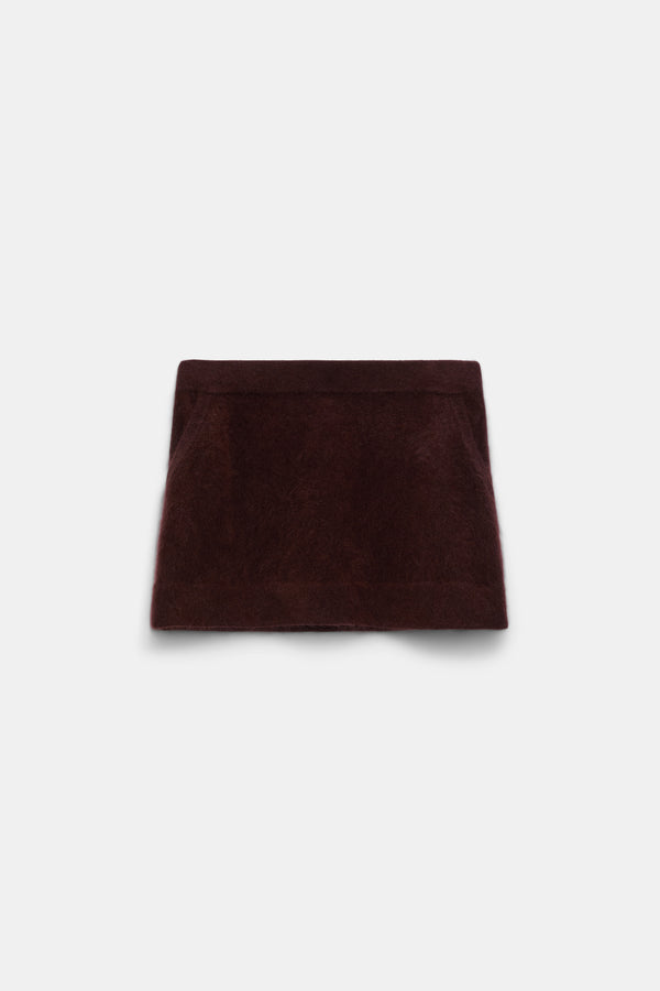 Dorothee Schumacher Skirt Fluffy Statement Choco