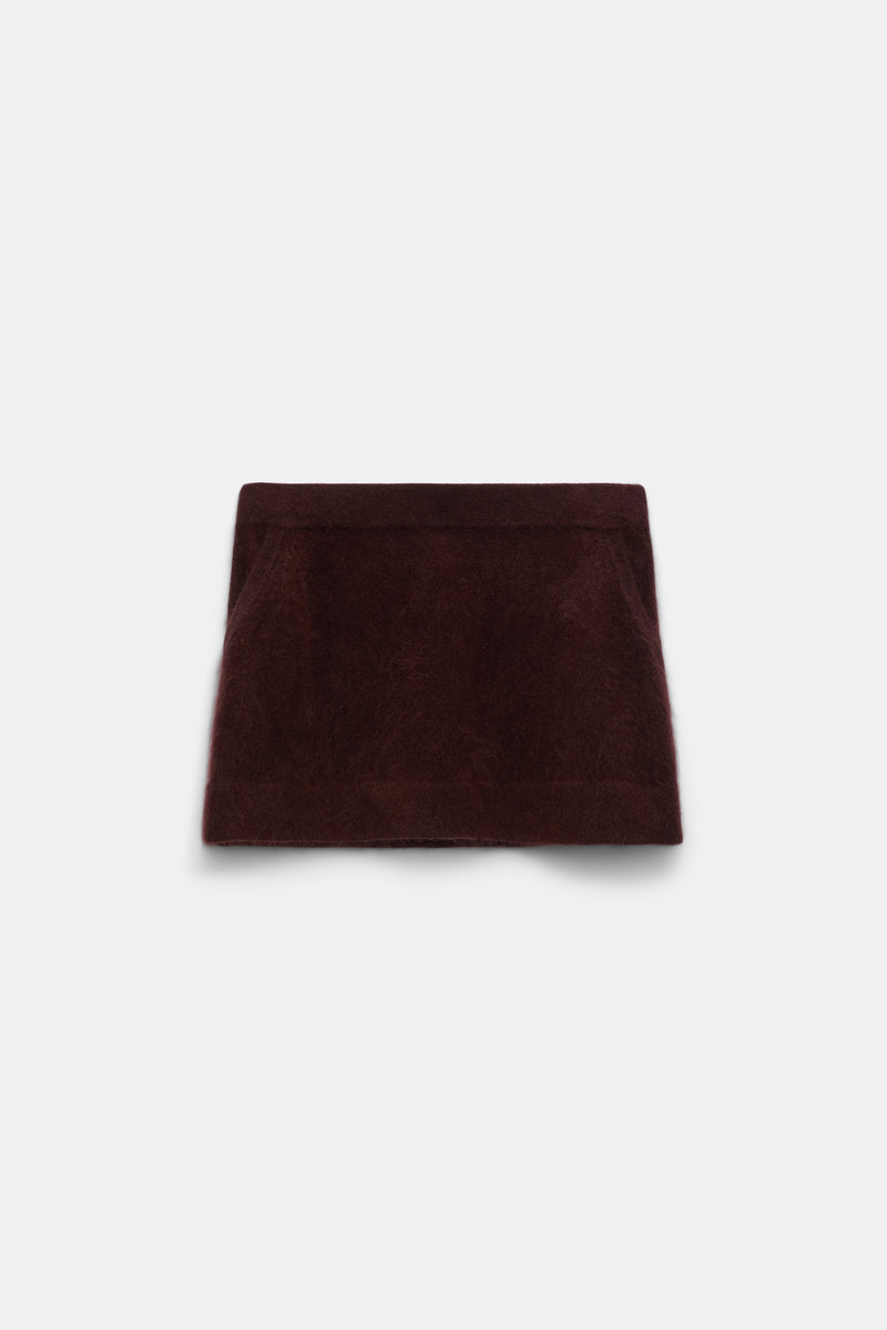 Dorothee Schumacher Skirt Fluffy Statement Choco