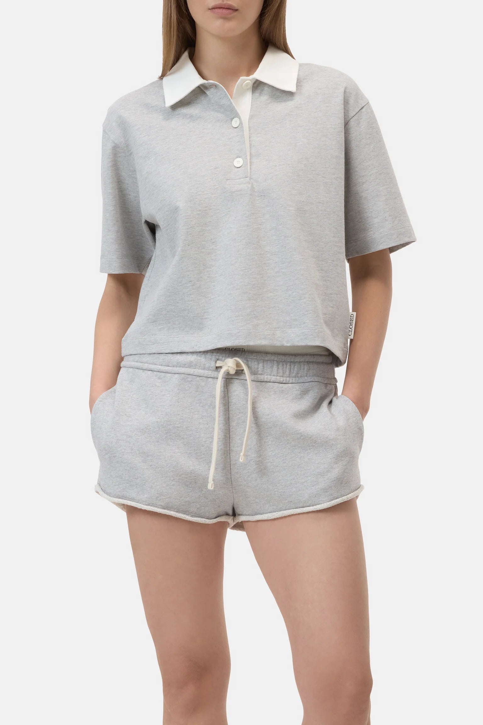 Closed Polo Rugby Melange